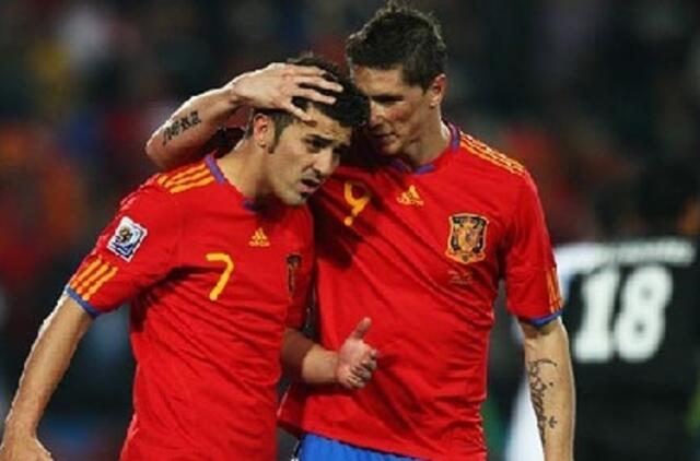 PAR 2010: Ispanijos futbolininkai nugalėjo Hondūro komandą 2:0