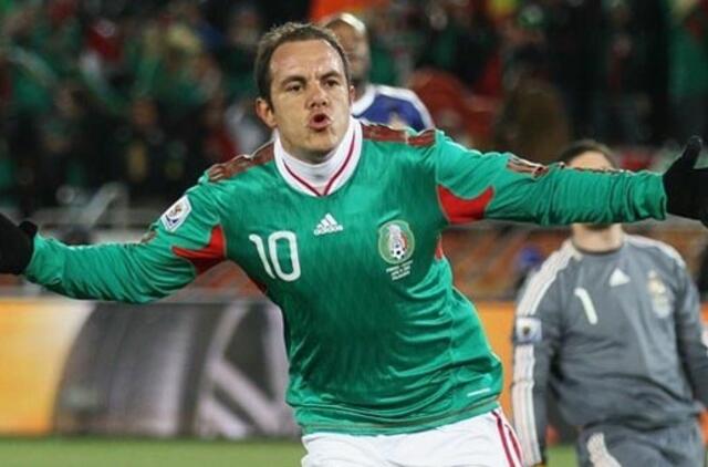 PAR 2010: Meksikos futbolo rinktinė nugalėjo pasaulio vicečempionus prancūzus 2:0