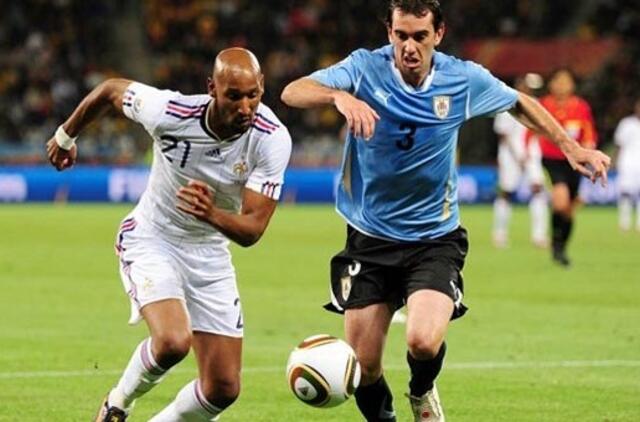 PAR 2010: Urugvajus be didesnių problemų atlaikė bedantį prancūzų puolimą