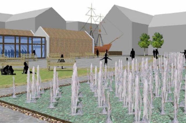 Senamiesčio aikštėje siūloma atkurti buvusią upę