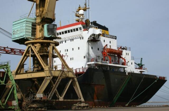 Uoste - netvarkingas ukrainiečių laivas