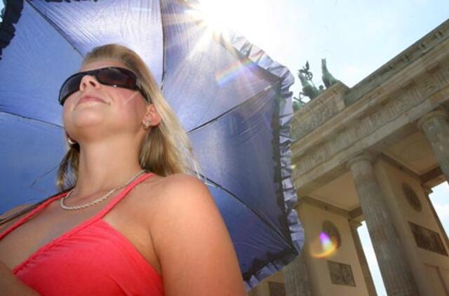 Europiečiai kenčia nuo rekordinės kaitros