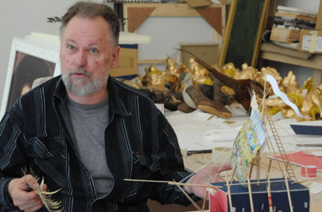 Jūros šventės puošmena - fantasmagorinis laivas