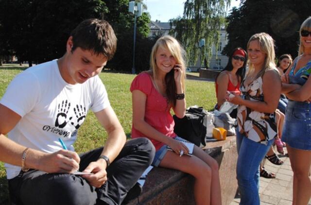 Klaipėdoje siautėjo šypsenos epidemija