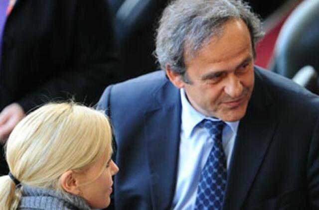 Mišelis Platini paguldytas į ligoninę Pietų Afrikoje