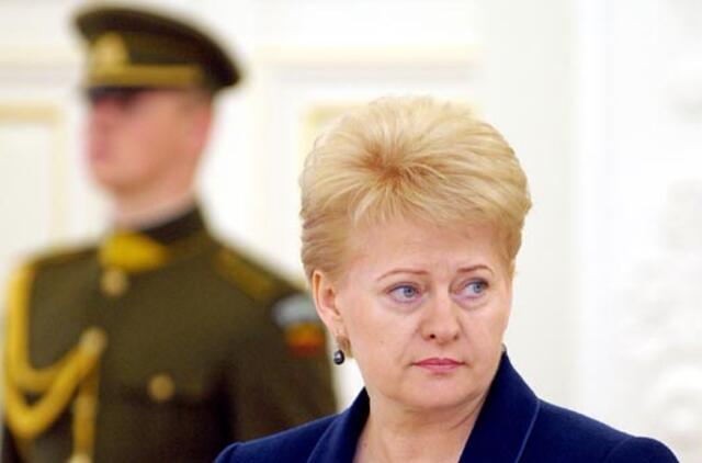 Prezidentė neleidžia vogti