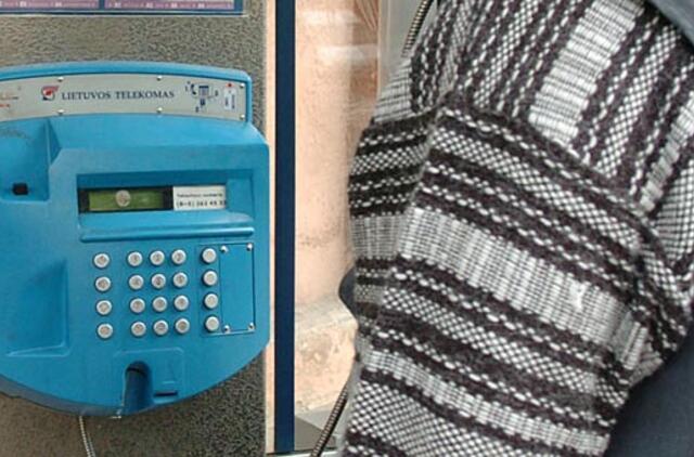 Taksofonai - nykstanti paslauga