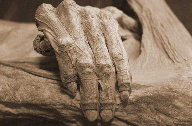 Uostamiestyje rasta žmogaus mumija