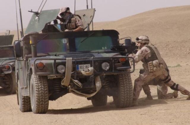 Afganistane po patruliavusių lietuvių visureigiu suveikė sprogmuo