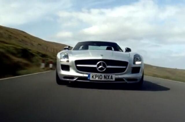 Apie naująjį "Mercedes-Benz SLS AMG" sukurtas "greičiausias 3D filmas pasaulyje"