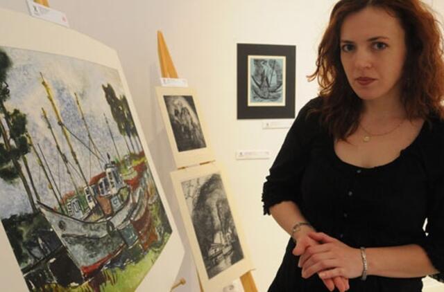 Aukciono drobėse šėlsta jūra