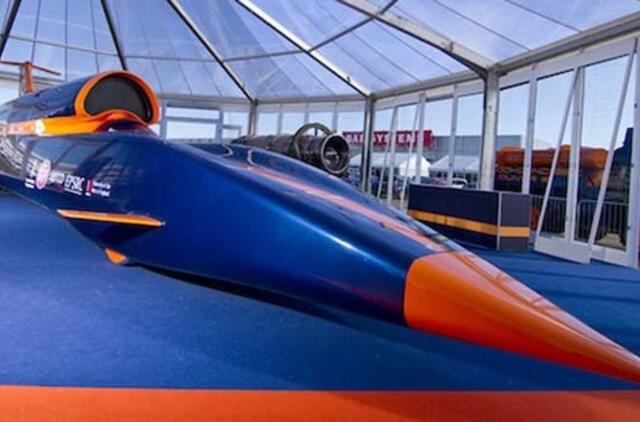 "Bloodhound SSC": į viršgarsinį greitį - aliuminio ratais