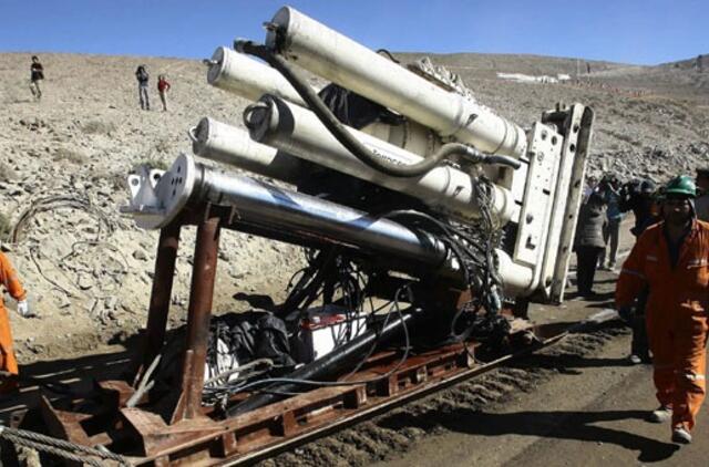 Čilės kasykloje įkalintus kalnakasius apėmė depresija