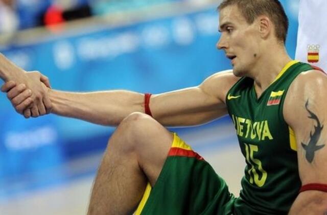 Ispanijoje lietuviai sunkiai nugalėjo slovėnus