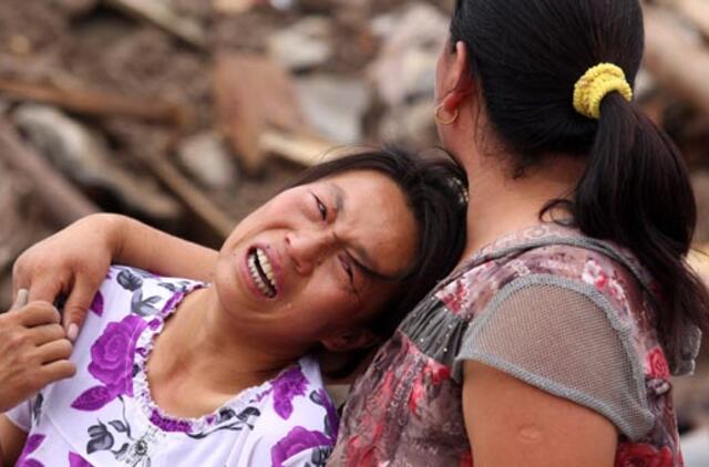 Kinija: po purvo nuošliaužomis jau žuvo 130 žmonių, daugiau nei 1300 dingo be žinios