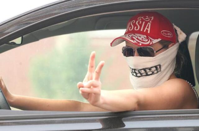 Lietus, vėjas ir vėsesnis oras leido maskviečiams šiek tiek atsikvėpti