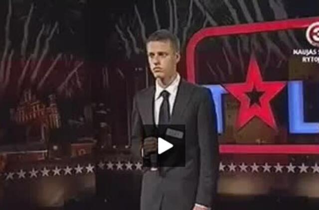 "Lietuvos talentai 2010" atradimas - klaipėdietis Steponas Zonys