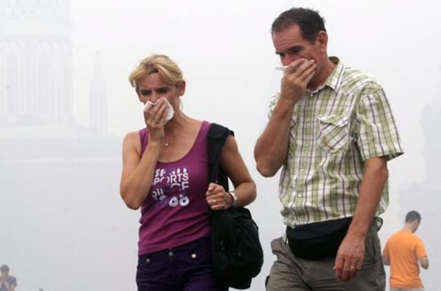 Maskva: dėl karščio dvigubai padidėjo mirtingumas