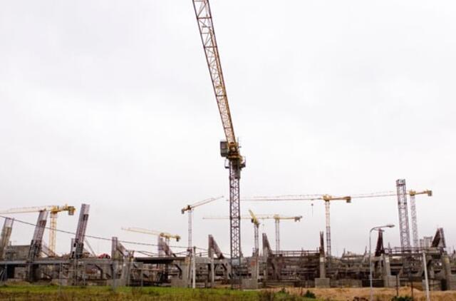 Nacionalinio stadiono statybos nebus tęsiamos