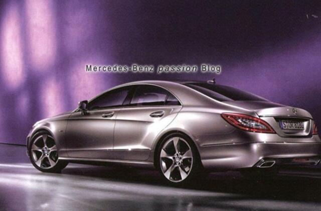 Naująjį CLS klasės mersedesą išdavė reklaminė brošiūra