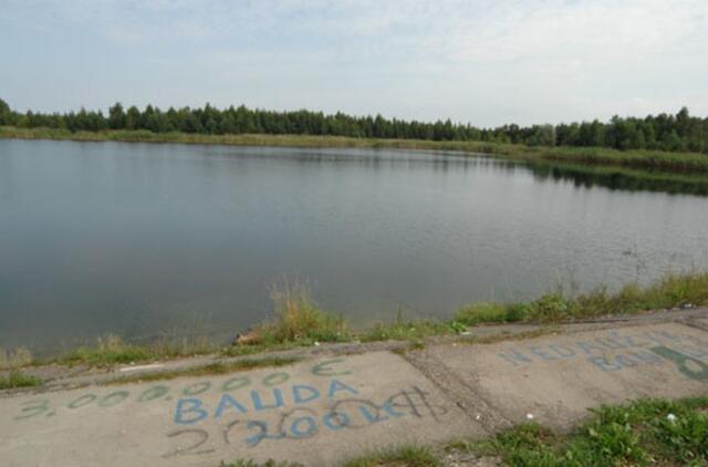 Nusausins gyventojų pamėgtą tvenkinį