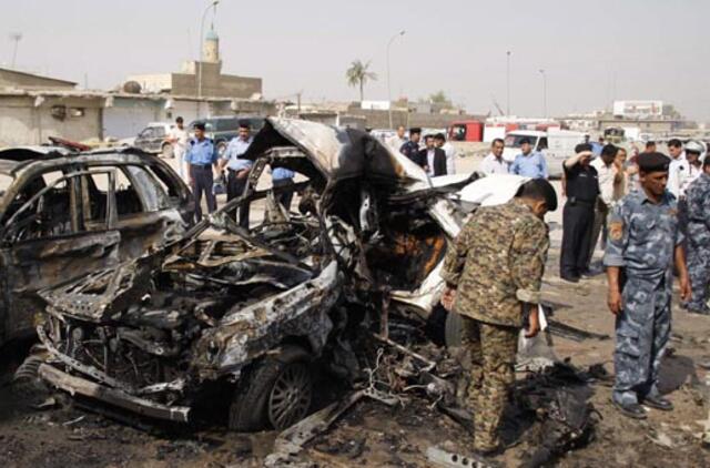 Per teroro bangą Irake žuvo 45 žmonės