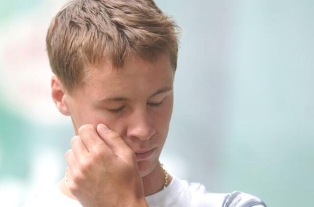 Ričardas Berankis smuktelėjo žemyn