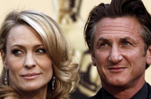 Robin Wright ir Sean Penn oficialiai išsiskyrė