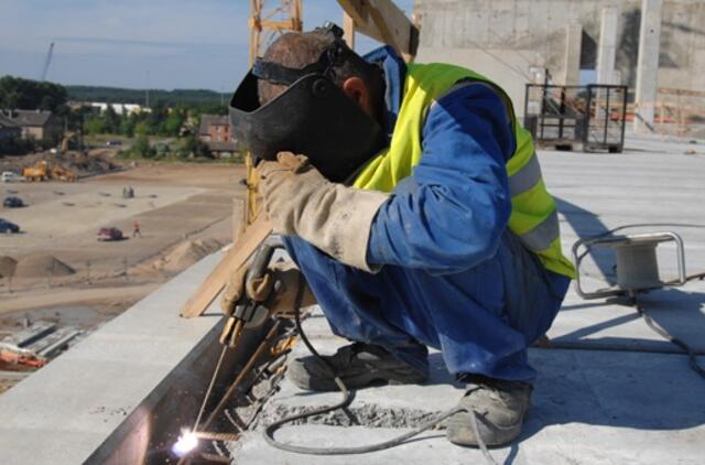 Šiemet statybos darbų Lietuvoje atlikta mažiau nei pernai