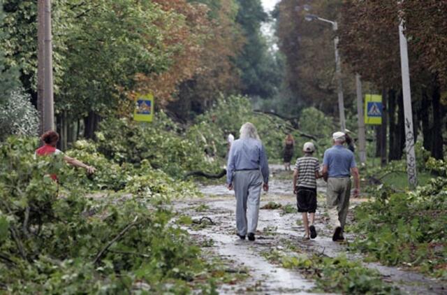 Škvalo nuostolius miškininkai vertina 10 mln. litų