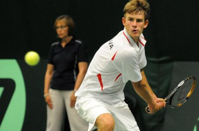 Tenisininkas Laurynas Grigelis turnyrą Uzbekistane pradėjo pergale