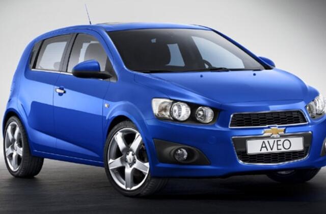 Į Europą atrieda nauja "Chevrolet Aveo" karta