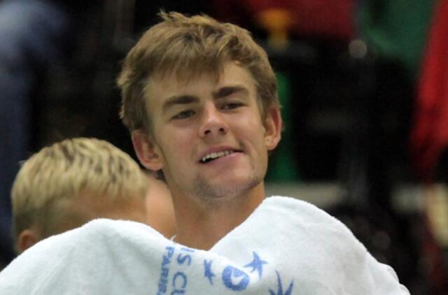 Lietuvos tenisininkas Laurynas Grigelis ITF turnyre Italijoje iškopė į aštuntfinalį