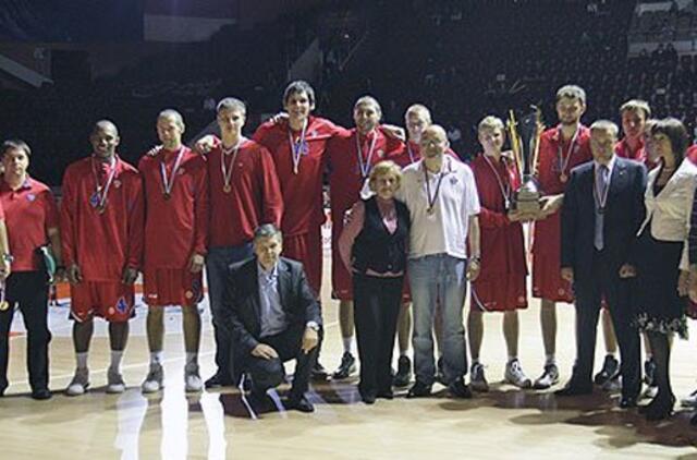 Maskvos CSKA su Ramūnu Šiškausku laimėjo turnyrą Sankt Peterburge