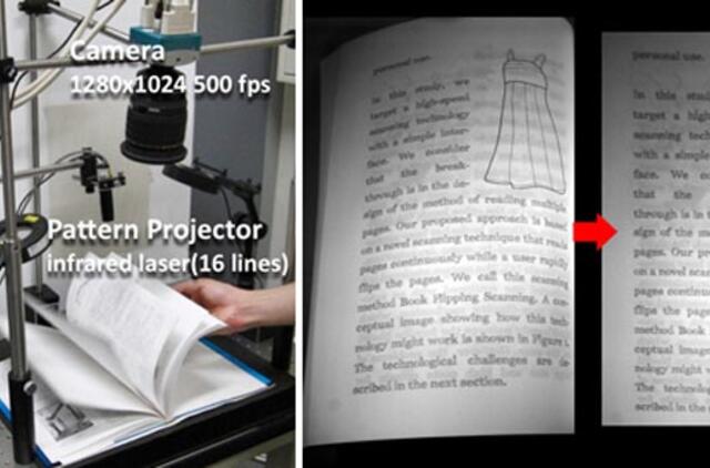 Naujoji sistema knygą skaitmenins per minutę
