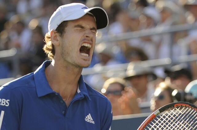 "US Open": britas Andy Murray pralaimėjo trečiajame rate