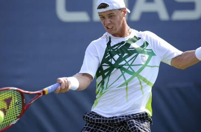 "US Open":Ričardas Berankis po penkių setų nusileido 15-ajai pasaulio raketei