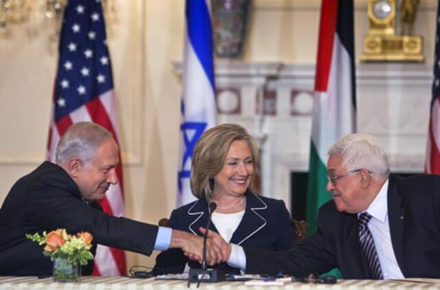 Žydai ir palestiniečiai pradėjo tiesiogines taikos derybas