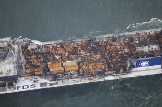 Apdegęs keltas "LISCO Gloria" jau tuštėja