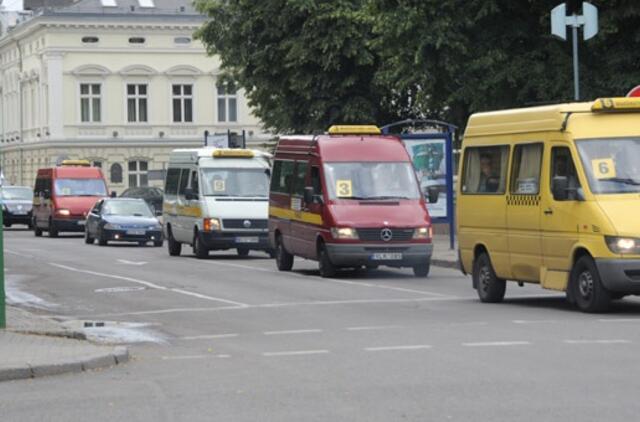 Dėl vežėjų maršrutiniais taksi - nesusipratimas