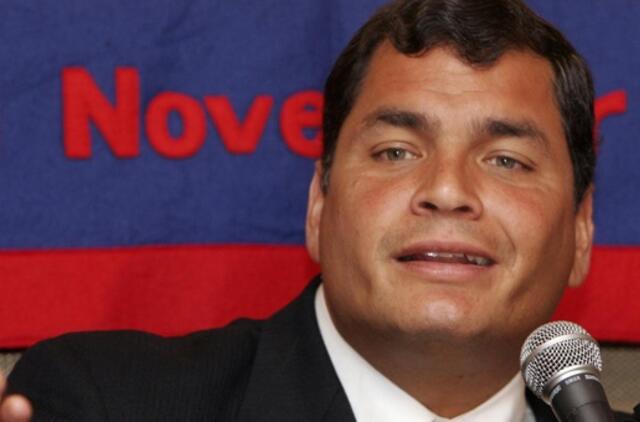 Ekvadoro prezidentas išlaisvintas iš ligoninės, kur jį buvo užblokavę protestuojantys policininkai