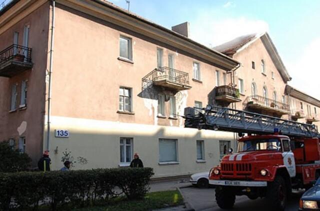 Gaisrui Minijos gatvės name - padidintas dėmesys