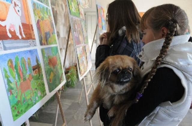 Gimnazistai į antruosius namus ėjo su augintiniais