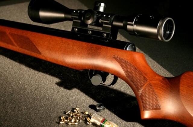 Girto vairuotojo automobilyje - nušautas šernas ir du medžiokliniai šautuvai be numerių