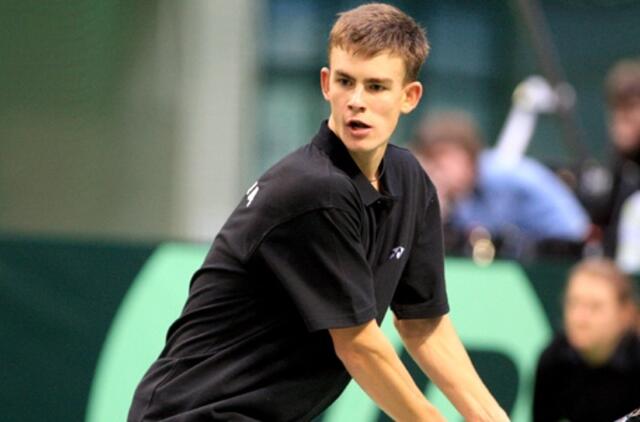 Lietuvos tenisininkas Laurynas Grigelis Prancūzijoje iškopė į pusfinalį