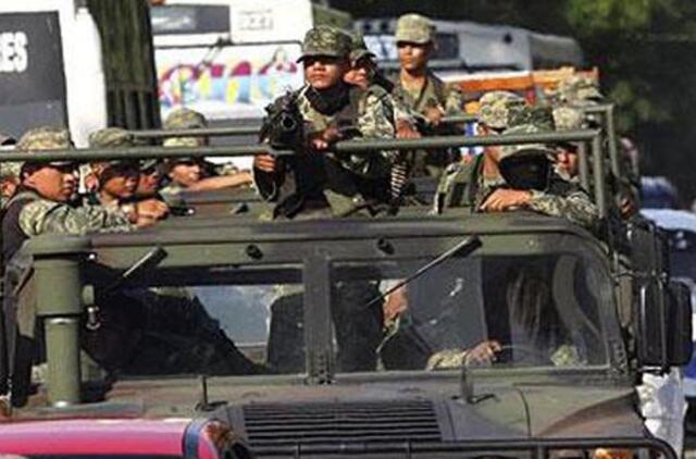 Meksika: pasaloje žuvo devyni policijos pareigūnai