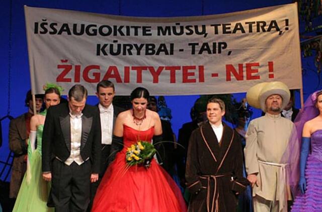 Muzikiniame teatre - ir vėl sukilimas