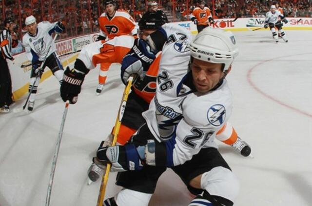 "Philadelphia Flyers" pralaimėjo "Tampa Bay Lightning"