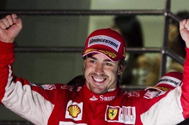 Pietų Korėjoje "Grand Prix" lenktynes laimėjo ispanas F. Alonsas