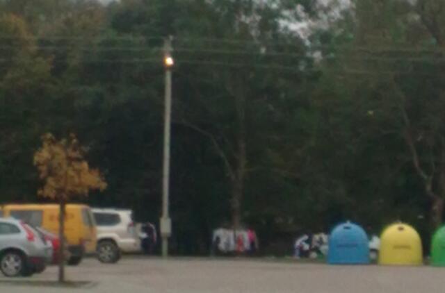 Replika: elektra Kretingalės gatves apšviečia ir dieną